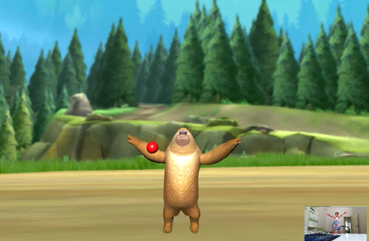 場(chǎng)館熊出沒(méi)kinect攝像頭體感游戲