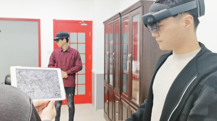 在iPad端為HoloLens進行空間位置的校準